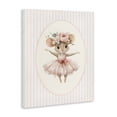 thumbnail image 2 of Stupell Industries Cottage Nursery Ballerina Mouse Striped Canvas Art, 24 x 30, by LSR Design Studio, 2 of 8