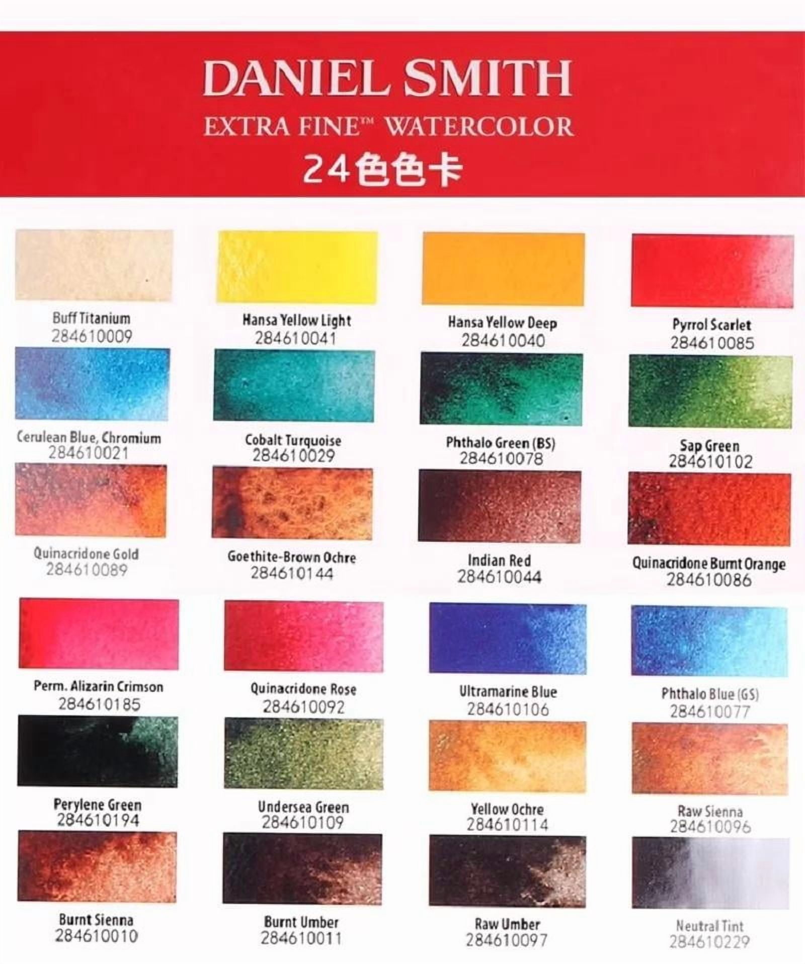 USA original DANIEL SMITH watercolor pigment mineral color divided watercolor 24 color 36 color 1ml 2ml artist painting supplies