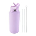 thumbnail image 2 of Ptetnvg Vacuum Insulated Bottle Stainless Steel Water Bottle 1000ml Leak-proof Insulated Straw Bpa-free 24 Hours Cold 12 Hours Hot Ideal for Sports Gym Travel, 2 of 7