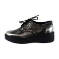 thumbnail image 2 of Naturalizer Obtain Women's Oxfords Silver Leather Size 10 M, 2 of 8