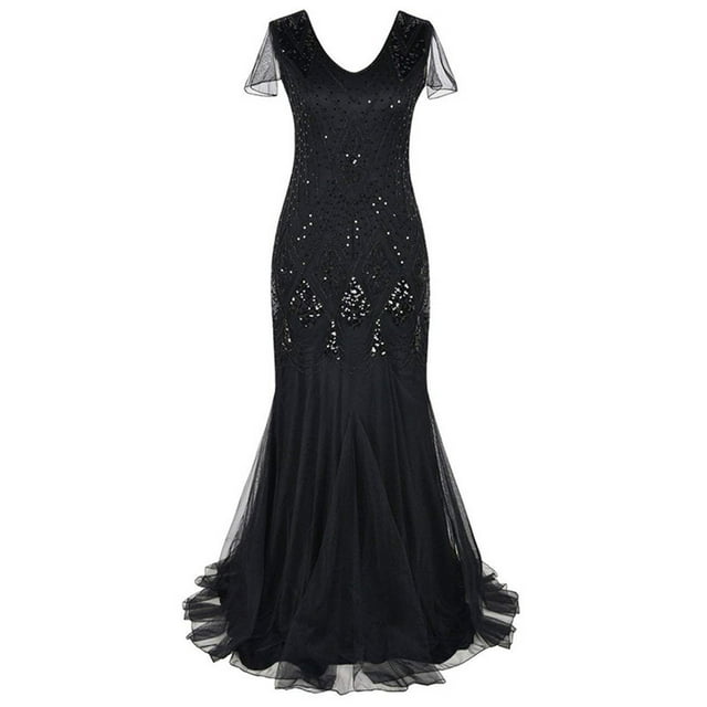 Kcavykas Robes pour Dames, Cadeaux de la Fête des Mères, Robe Décontractée pour Femmes Grande Taille à Imprimé Floral, Col en V, Manches Courtes