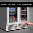 thumbnail image 2 of Koolatron Elite Series Dual Zone Built-In Wine Cooler Beverage Fridge, 2 of 9