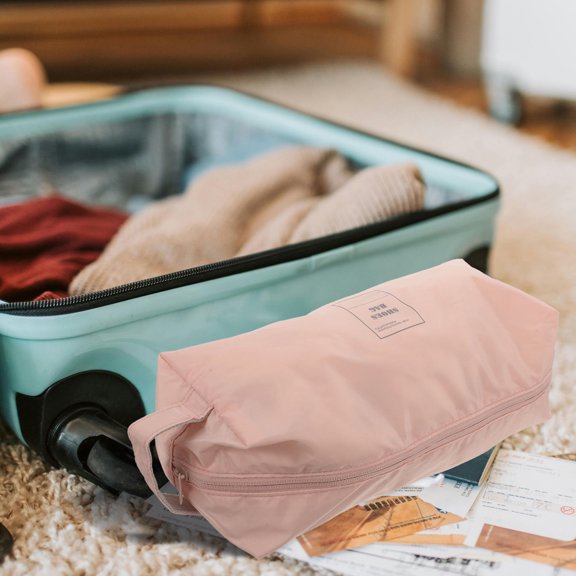 ETEREAUTY Shoe Pouch Organizer, Polyester Travel Storage Bag for Shoes, and Lightweight