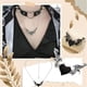 thumbnail image 2 of [Yuexinghui] Propiedad Intelectual Sin Tratar 1 Piezas Collar De Alas De Diablo Gótico Retro Punk Hip-hop Colgante En Forma De Corazón Collar De Gota De Aceite ANGGREK No, 2 of 7
