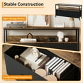 thumbnail image 4 of 55 Inch TV Stand for Living Room,  Media Console Featuring Open Shelf, Television Chest with Storage for Bedroom, Living Room, Entryway, 4 of 5
