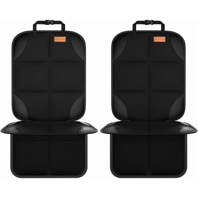 Protectores de Asiento para Coche Impermeable - 2 piezas Protector de Asiento de Coche para los Asientos de Coche de Bebé Protector Seguro para Asiento l - Compible Isofix