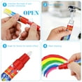 thumbnail image 4 of EeaseCA 6 Pcs Water Pens Replacement Water Painting Pen Drawing Graffiti Pens for Water Doodle Mat, 4 of 7