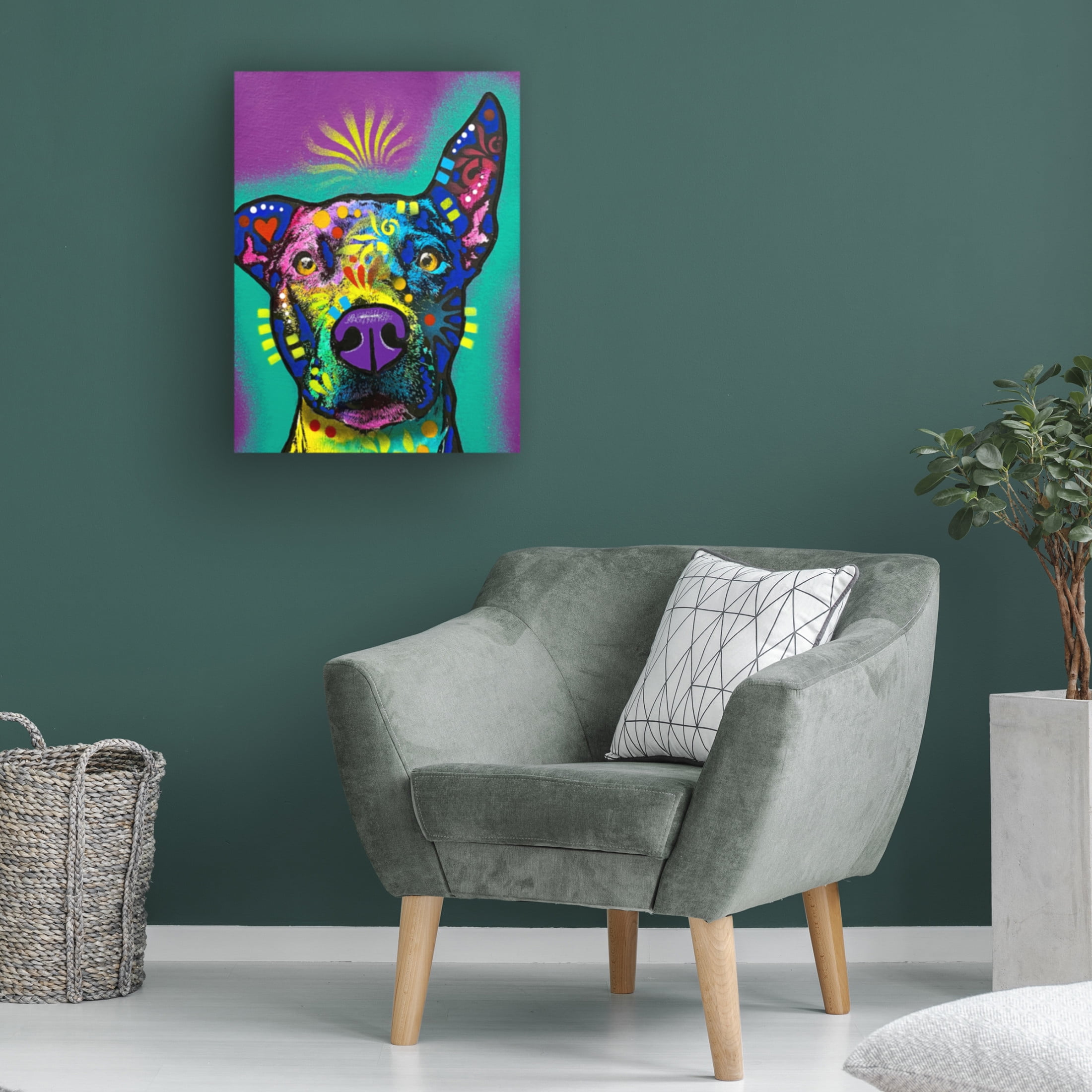 Canvas Wall Art - Dean Russo 'Rampant' Wall Art for Living Room, Bedroom, or Office Décor by Trademark Fine Art - 14 x 19 Inches