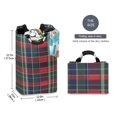 thumbnail image 2 of Yayeee Freestanding Laundry Hamper with Handle Collapsible Large Storage Basket for Clothes, Warm Tartan Mosaic, 2 of 7