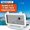 thumbnail image 4 of SEAFLO Rectangular Porthole Window w/ABS Plastic & Tinted Glass - 16" x 8" (White), 4 of 8