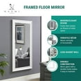White Mirror Full Length White Full Length Mirror White Floor MIrror Standing White Mirror White
