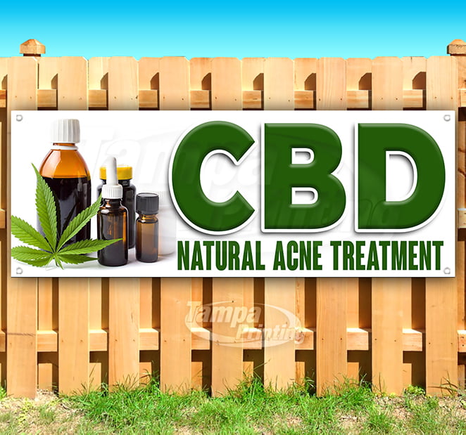 New Flag, Store Many Sizes Available All Natural Pain Relief with CBD Oil 13 oz Heavy Duty Vinyl Banner Sign with Metal Grommets Advertising