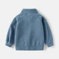 thumbnail image 2 of Eashery Boys' Winter Jacket Full Zip Hoodie Jacket Long Sleeve Cotton Pullover Tops Toddler Jacket (Blue,18-24 Months), 2 of 5