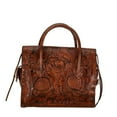 thumbnail image 3 of Pre-Owned Carving Tribes Maestra S Handbag Brown Leather Women's (Good), 3 of 7