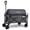 Grey, variant on Collapsible Folding Garden Outdoor Park Utility Wagon Picnic Camping Cart 5“ Solid Rubber Wheels