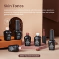 thumbnail image 2 of Set de esmalte de uñas en gel Beetles 6 Colors Skin Tones Collection, 2 of 7