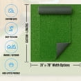 thumbnail image 2 of 6.5 ft. Wide x Cut-to-Length — All-Weather Durable, Easy-Clean Drainage-Backed, Kid and Pet Safe, Realistic Soft Artificial Grass Runner, 2 of 13