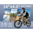 thumbnail image 5 of SMLRO MX500 Electric Bike – 2000W Dual Motors, 52V 25Ah, 24" Fat Tires, Hydraulic Disc Brakes, Full Suspension, 5 of 10