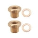 thumbnail image 1 of 2X Tuerca Adaptadora Del Remitente Del Medidor de Temperatura Aceite con Arandela 1/8 " M14x1.5 Yotijar Adaptador de emisor de indicador, 1 of 9
