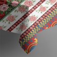 thumbnail image 4 of Pioneer Flower Floral Print Pattern Rectangle Tablecloth 60"x120", Waterproof Polyester Table Cloth, Wipeable Spillproof for Dining Camping Indoor Outdoor, 4 of 6