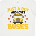 thumbnail image 4 of Inktastic Just a Boy Who Loves School Buses Boys Toddler T-Shirt, 4 of 5