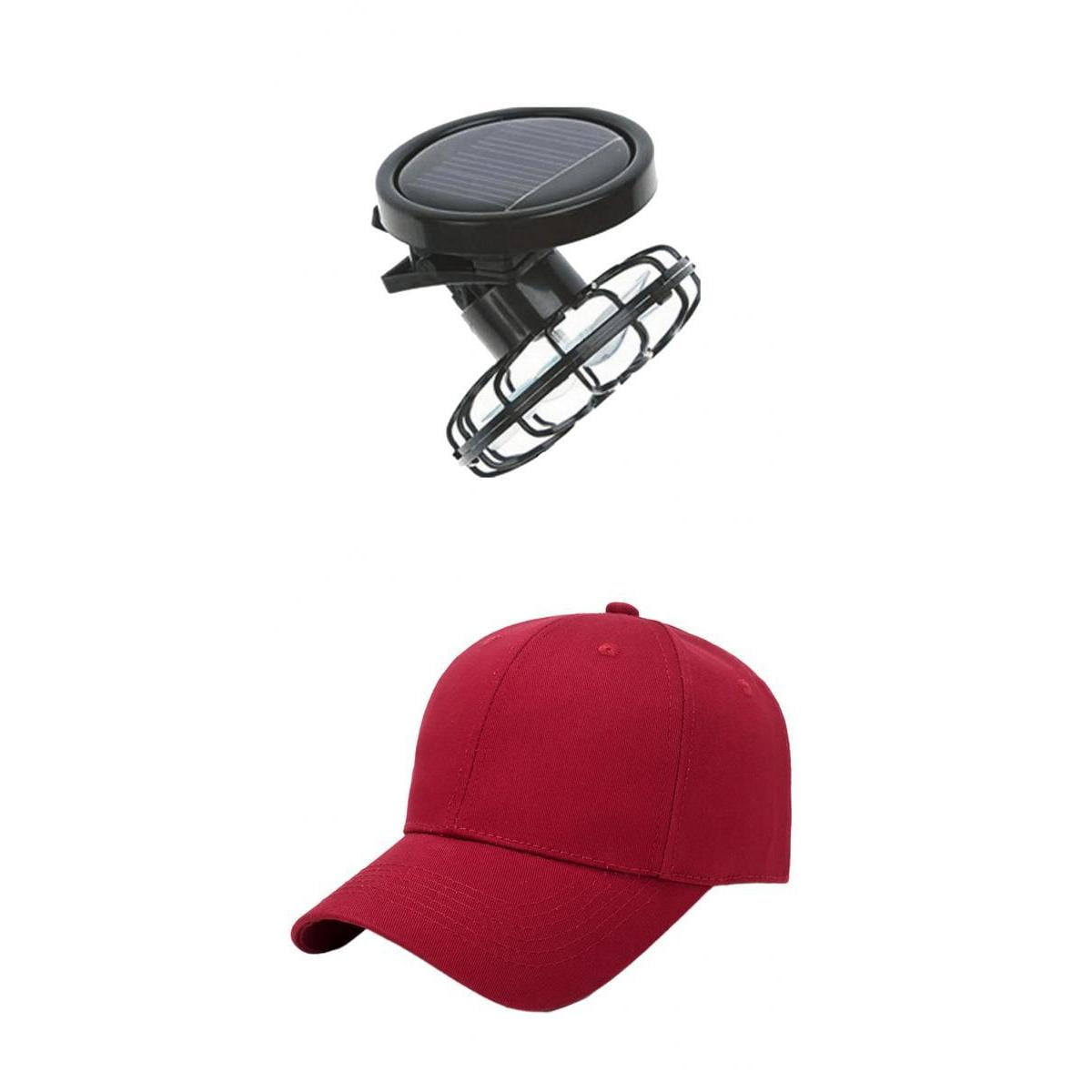 dark Blu Camping Hat Solar Powered Air Fan Cooled Baseball Hat with Solar Powered Fan Cooling Hats Traveling 