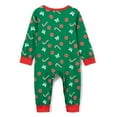 thumbnail image 4 of EWODOS Family Christmas Pjs Matching Set Holiday Sleepwear Long Sleeve Reindeer Plaid Loungewear, 4 of 7