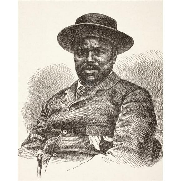 Posterazzi Cetshwayo Kampande Circa 1836 to 1884 King of The Zulu Nation During Anglo-Zulu War of 1879 From Afrika, Dets Opdagelse, Erobring Og Kolonisation Published In Copenhagen, 190