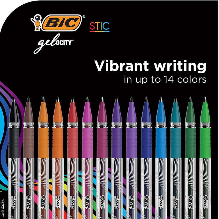 Bic Gel-ocity Stic Gel Pens, Assorted, 14-Pack photo 5