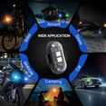 thumbnail image 3 of 10 Luces LED Inalámbricas para Coche con Control Remoto, Luz Estroboscópica LED Inalámbrica de Alto Brillo, 8 Colores, Carga USB., 3 of 5