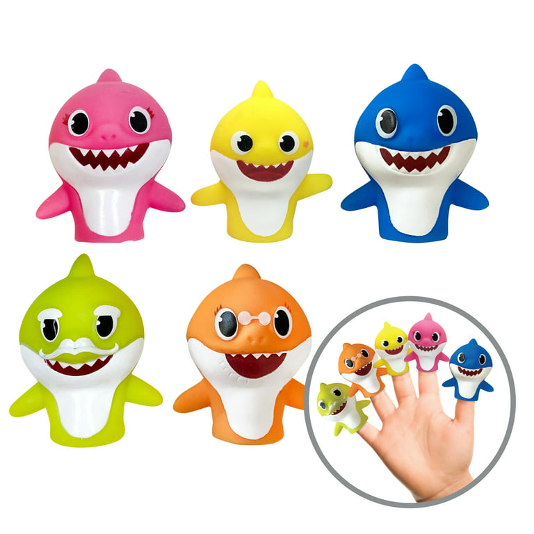 Ginsey Baby Shark 9pc Bath Toy Value Set - Bath Toys