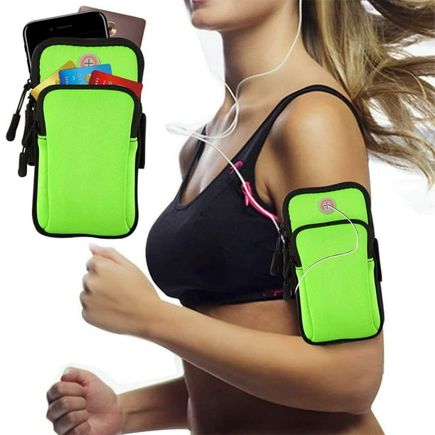 Universal running armband, sports armband with mobile phone holder for  running, fitness and gym