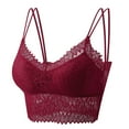 thumbnail image 2 of Eashery Womens Bra Push Up Underwire Lift Up Bra Adjustable Straps Deep V Women Bras Red One Size, 2 of 5