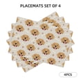 thumbnail image 2 of Placemats Set Of 4 / 6, Labrador Retriever Dog No.1017 Placemats For Dining Table Indoor/Outdoors Heat Resistant Washable Placemats 18" X 12", 2 of 8