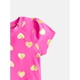 thumbnail image 2 of Wonder Nation Baby and Toddler Girls Rash Guard Set, 2 Piece, Sizes 12M-5T, 2 of 3