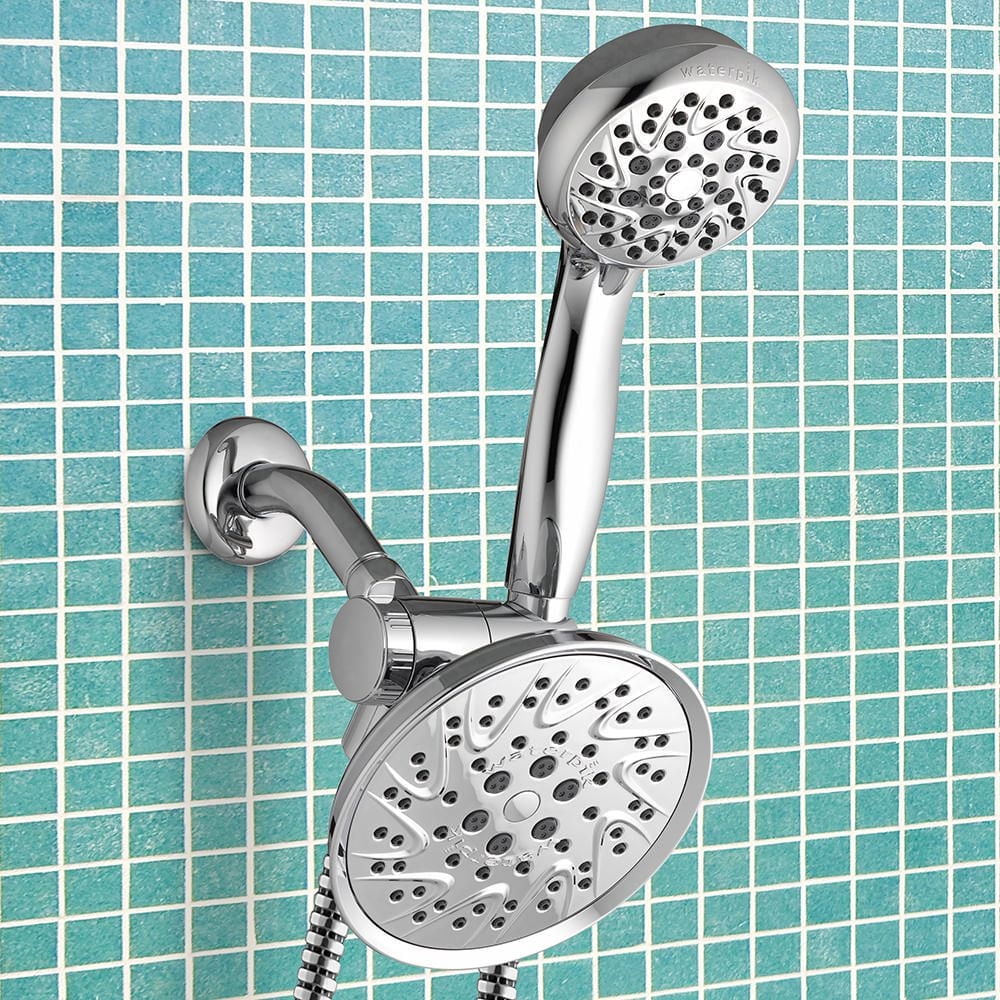 Waterpik PowerSpray 6+1 Mode 2-in-1 Shower System, Chrome VFC-133-653