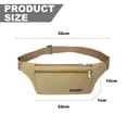 thumbnail image 2 of Casual simple messenger bag, large-capacity business wallet, sports waist bag - Khaki, 2 of 5