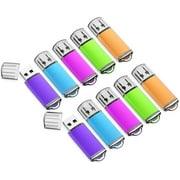 KOOTION 32GB USB Stick Flash Drive 10 Pack Memory Stick 2.0 Swivel Design Thumb Drive Jump Drive Pen Drive Bulk USB Key