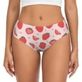 thumbnail image 1 of Balery Strawberry Ropa Interior de Algodón para Mujer con Dibujo – Braguitas Cómodas y Elásticas, Estilo Clásico-4X-Large, 1 of 6
