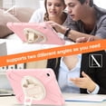thumbnail image 3 of XYX Case for Samsung Galaxy Tab A9+ 11.0 inch SM-X210/SM-X215/SM-X216 with 360 Degree Rotating, Hand Strap, Shoulder Strap, Cherry Pink, 3 of 7