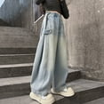 thumbnail image 4 of Otqutp Teen Girls Wide Leg Baggy Jeans Cute Elastic High Waisted Denim Pants 2025 Trendy Preppy Y2K Streetwear Denim Pants, 4 of 9