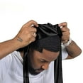 thumbnail image 5 of 2 Pieces Silky Durag Pack for Men Women Waves, Premium Satin Deluxe Du-rag, 5 of 5