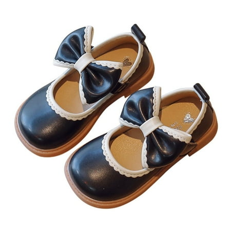 

Girls Dress Up Shoes Princess Mary Jane School Uniform Dress Shoes in Prom and Graduation for Toddler/Little/Big Kids Flats