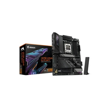 GIGABYTE X870E AORUS ELITE WIFI7 AM5 LGA 1718, ATX, DDR5, 4x M.2, PCIe 5.0, USB4, Wi-Fi 7, 2.5GbE LAN, EZ-Latch, 5-Year Warranty