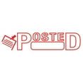 thumbnail image 2 of Accu-Stamp2® Pre-Ink Message Stamp, "Posted", Red, 2 of 8