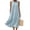 Light Blue, variant on Summer Denim Tank Dress for Women Trendy Solid Color Crew Neck Loose Casual Sleeveless Dresses With Pocket Black L