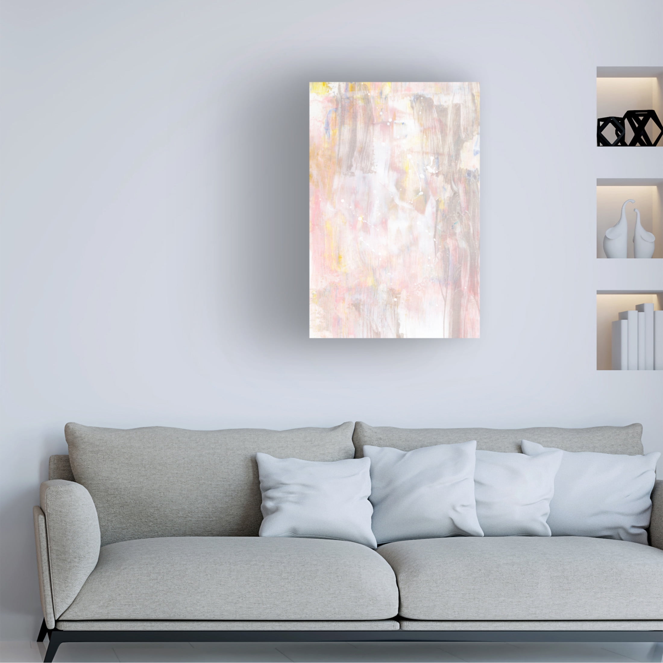 Trademark Fine Art uplusmestudio   Colored Mess Canvas Wall Art