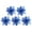 Blue(5Pcs with Folder), variant on Christmas Decorations Clearance! Christms Tree Decorations, 5.5'' Artificial Flowers with Clips Christmas Xmas Tree Ornaments for Home Wedding Party Indoor Outdoor Wreath Decor 5PC Purple