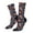 2 Black-2, variant on Cute Foxes Print Adult Socks for Men & Women,Calf Socks, Ankle Socks,Boots Socks,Breathable Casual Sock,Unisex Crew Socks