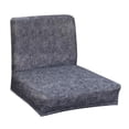 thumbnail image 3 of Respaldo de Silla de 2 Piezas con Protección de Muebles de Respaldo Bajo para Banquetes, 3 of 8